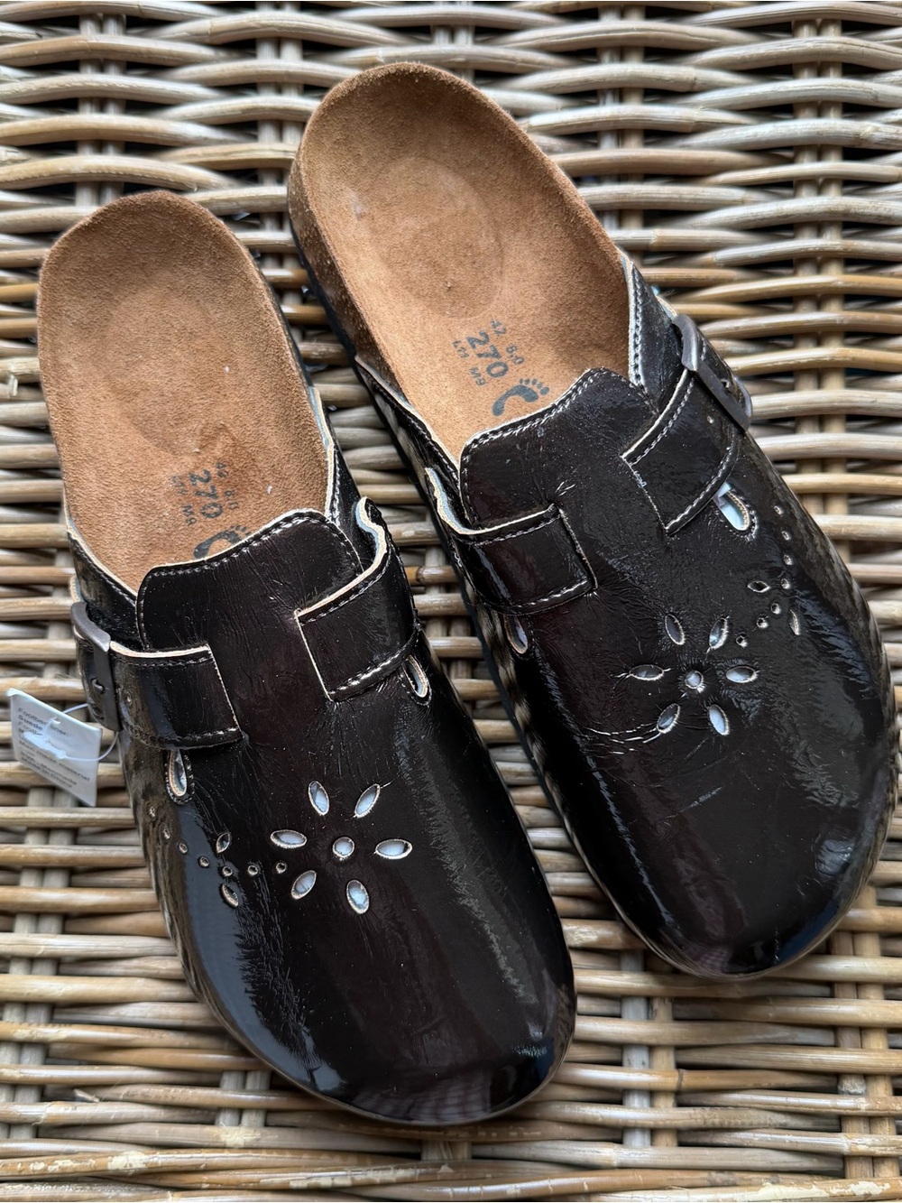 NWT Betula by Birkenstock Boston Clogs Women’s 11 42 Brown Eyelet New RARE ***